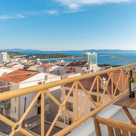 Vista Mare Apartment - 3 Bedroom, Sea View Makarska Ngoại thất bức ảnh