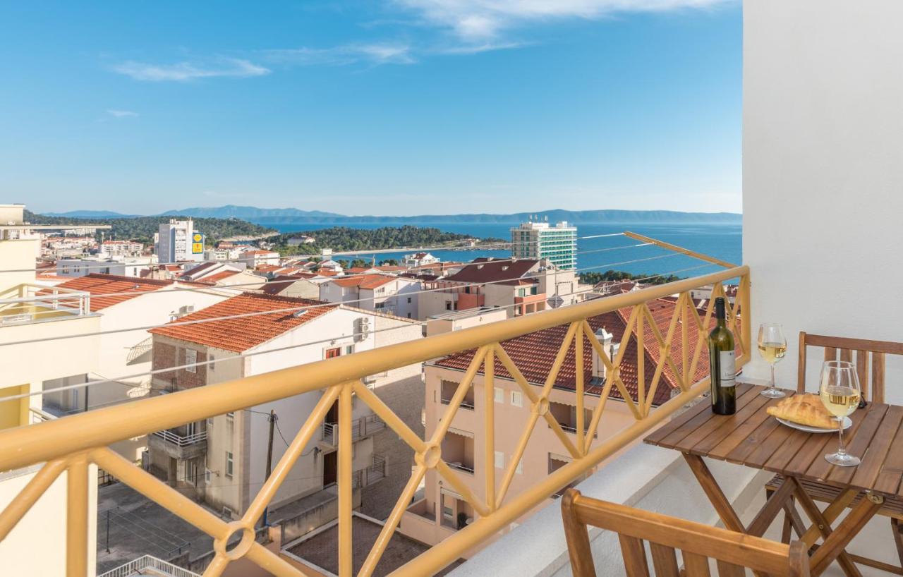 Vista Mare Apartment - 3 Bedroom, Sea View Makarska Ngoại thất bức ảnh